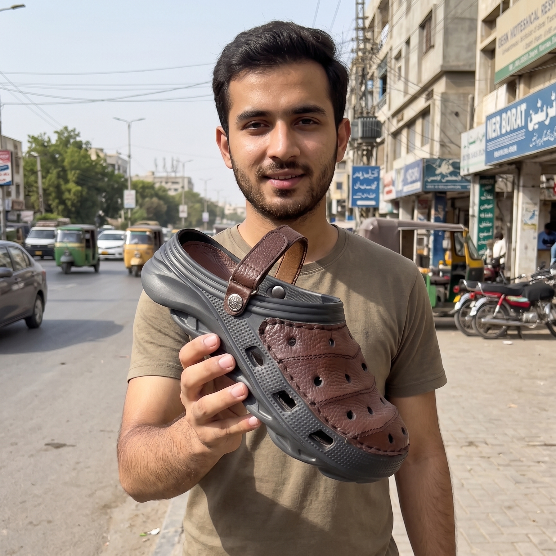 Full Grain Leather CLOGS + FREE SHINER + FREE DELIVERY