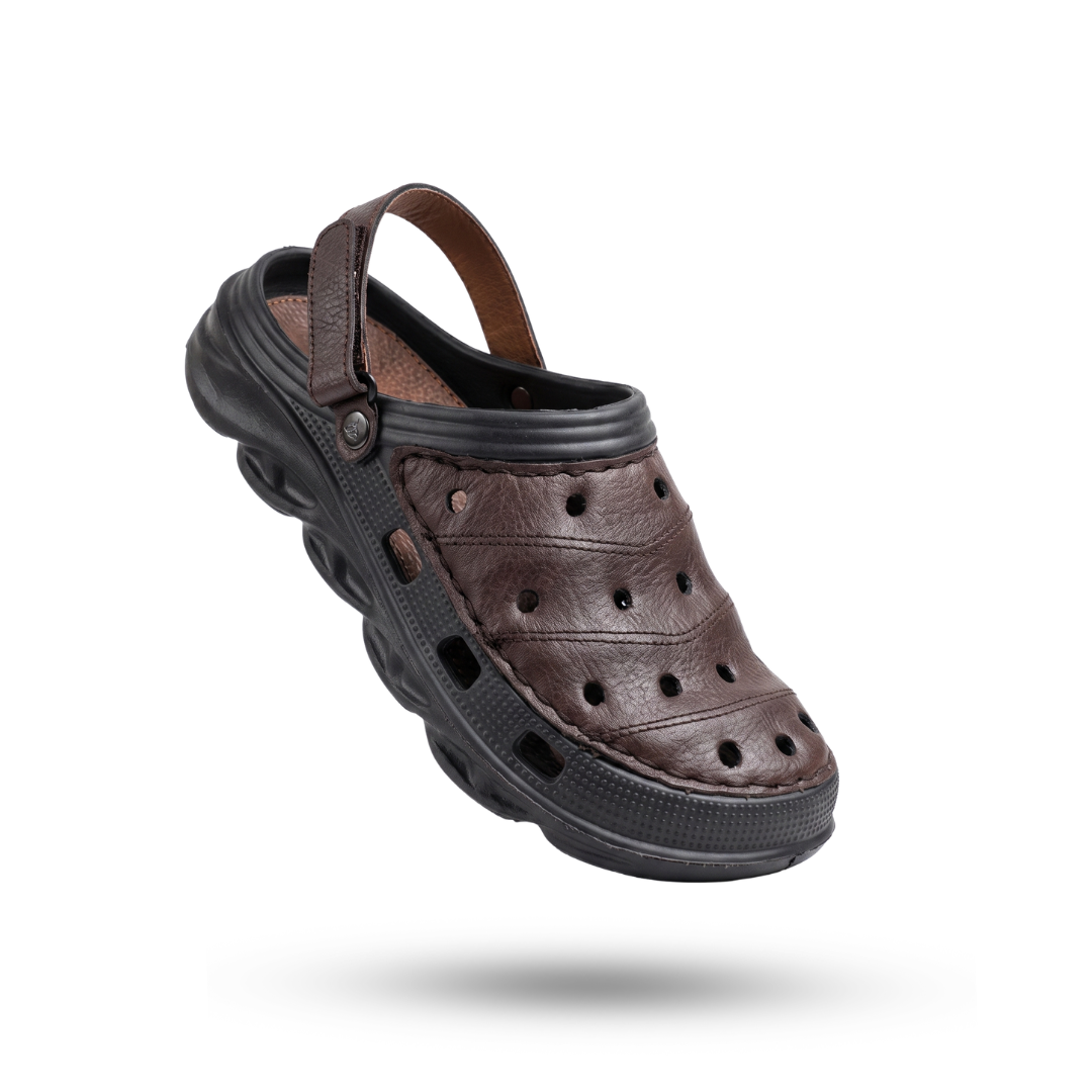 Mild Grain Leather CLOGS + FREE SHINER + FREE DELIVERY