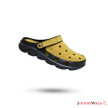 Camel Luxe Suede Clogs